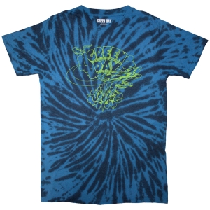 Green Day - Dookie Line Art Uni Blue Dip-Dye in the group MERCHANDISE / T-shirt / Punk at Bengans Skivbutik AB (5547164r)