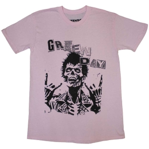 Green Day - Savior Zombie Uni Pink  in the group MERCHANDISE / T-shirt / Punk at Bengans Skivbutik AB (5547181r)