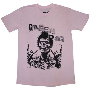Green Day - Savior Zombie Uni Pink in the group MERCHANDISE / T-shirt / Punk at Bengans Skivbutik AB (5547181r)