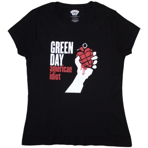 Green Day - American Idiot Lady Bl in the group MERCHANDISE / T-shirt / Punk at Bengans Skivbutik AB (5547183r)