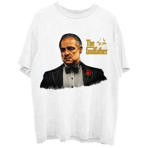 The Godfather - Don Sketch Uni Wht in the group MERCHANDISE / T-shirt / Soundtrack at Bengans Skivbutik AB (5547194r)