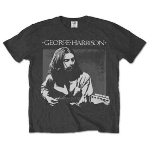George Harrison - Live Portrait Uni Char  in the group MERCHANDISE / T-shirt / Pop-Rock at Bengans Skivbutik AB (5547198r)