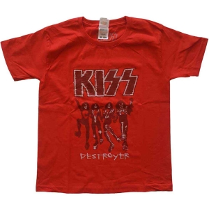 Kiss - Destroyer Sketch Boys Red in the group MERCHANDISE / Merch / Hårdrock at Bengans Skivbutik AB (5548210)