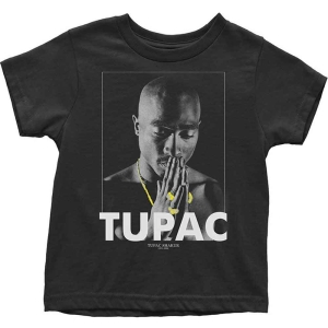 Tupac - Praying Toddler T-Shirt Bl in the group MERCHANDISE / Merch / Hip Hop-Rap at Bengans Skivbutik AB (5548591r)