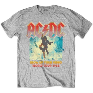 Ac/Dc - Blow Up Your Video Boys T-Shirt Heather in the group MERCHANDISE / Merch / Hårdrock at Bengans Skivbutik AB (5548604r)