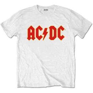 Ac/Dc - Packaged Logo Boys T-Shirt Wht in the group MERCH / Minsishops-merch / Ac/Dc at Bengans Skivbutik AB (5548608r)