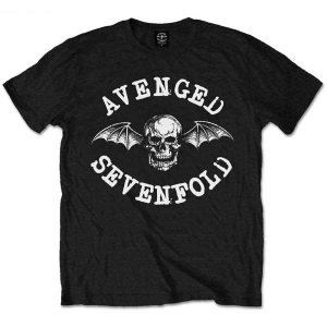 Avenged Sevenfold - Classic Deathbat Boys Bl T-Shirt in the group MERCHANDISE / Merch / Hårdrock at Bengans Skivbutik AB (5548613r)