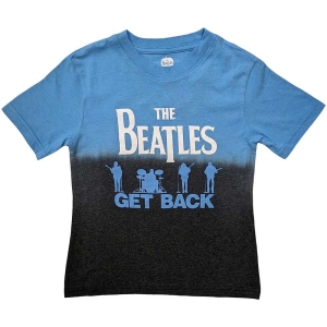 The Beatles - Get Back Boys T-Shirt Blue Dip-Dye in the group MERCHANDISE / Merch / Pop-Rock at Bengans Skivbutik AB (5548632r)