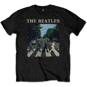The Beatles - Abbey Road & Logo Boys T-Shirt Bl in the group MERCHANDISE / Merch / Pop-Rock at Bengans Skivbutik AB (5548633r)