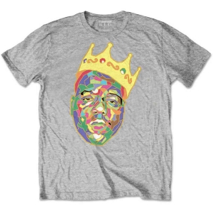 Biggie Smalls - Crown Boys Heather T-Shirt in the group MERCHANDISE / Merch / Hip Hop-Rap at Bengans Skivbutik AB (5548644r)