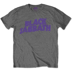 Black Sabbath - Wavy Logo Boys T-Shirt Char in the group MERCHANDISE / Merch / Hårdrock at Bengans Skivbutik AB (5548668r)