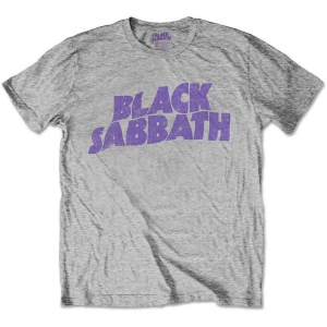 Black Sabbath - Wavy Logo Boys T-Shirt Heather in the group MERCHANDISE / Merch / Hårdrock at Bengans Skivbutik AB (5548669r)