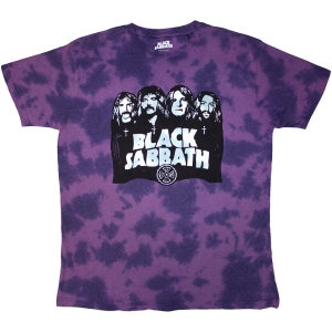 Black Sabbath - Band & Logo Boys T-Shirt Purp Dip-Dye in the group MERCHANDISE / Merch / Hårdrock at Bengans Skivbutik AB (5548670r)
