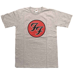 Foo Fighters - Ff Logo Boys T-Shirt Heather in the group MERCHANDISE / Merch / Pop-Rock at Bengans Skivbutik AB (5548688r)