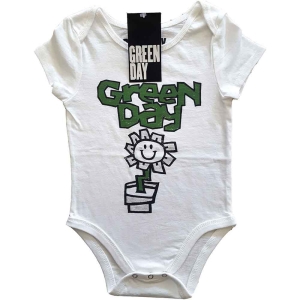 Green Day - Flower Pot Toddler Wht Babygrow in the group MERCHANDISE / Merch / Punk at Bengans Skivbutik AB (5548692r)