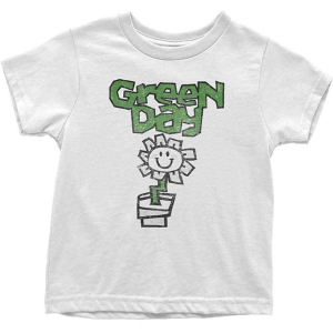 Green Day - Flower Pot Kids Toddler Wht in the group MERCHANDISE / Merch / Punk at Bengans Skivbutik AB (5548695r)