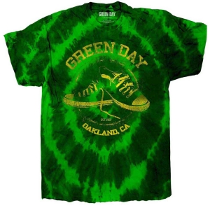 Green Day - All Stars Boys T-Shirt Green Dip-Dye in the group MERCHANDISE / Merch / Punk at Bengans Skivbutik AB (5548698r)