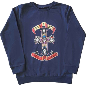 Guns N Roses - Appetite For Destruction Boys Blue Sweat in the group MERCHANDISE / Merch / Hårdrock at Bengans Skivbutik AB (5548704r)