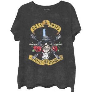Guns N Roses - Appetite Washed Boys T-Shirt Bl Dip-Dye in the group MERCHANDISE / Merch / Hårdrock at Bengans Skivbutik AB (5548716r)