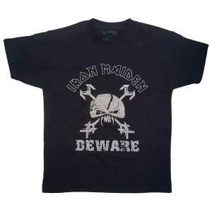 Iron Maiden - Beware Boys T-Shirt Bl in the group MERCHANDISE / Merch / Hårdrock at Bengans Skivbutik AB (5548730r)