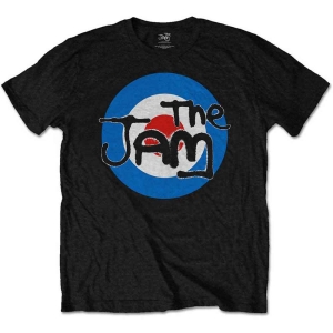 The Jam - Spray Target Logo Boys T-Shirt Bl in the group MERCHANDISE / Merch / Pop-Rock at Bengans Skivbutik AB (5548731r)