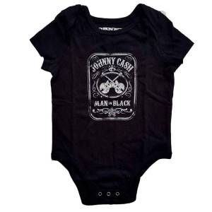 Johnny Cash - Man In Black Toddler Bl Babygrow in the group MERCHANDISE / Merch / Country at Bengans Skivbutik AB (5548733r)