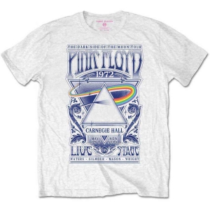 Pink Floyd - Carnegie Hall Boyst-Shirt  Wht in the group MERCHANDISE / Merch / Pop-Rock at Bengans Skivbutik AB (5548793r)