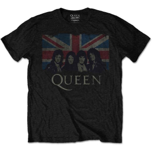 Queen - Vtge Union Jack Boys T-Shirt Bl in the group Minishops / Queen at Bengans Skivbutik AB (5548807r)