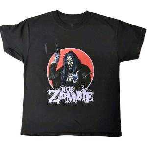 Rob Zombie - Magician Boys T-Shirt Bl in the group MERCHANDISE / Merch / Hårdrock at Bengans Skivbutik AB (5548840r)