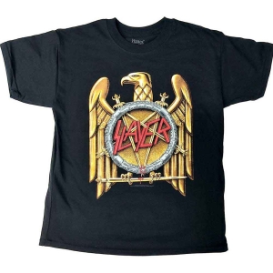 Slayer - Gold Eagle Boys T-Shirt Bl in the group MERCHANDISE / Merch / Hårdrock at Bengans Skivbutik AB (5548849r)
