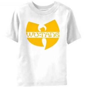 Wu-Tang Clan - Logo Toddler T-Shirt Wht in the group MERCHANDISE / Merch / Hip Hop-Rap at Bengans Skivbutik AB (5548866r)