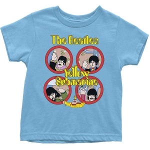 The Beatles - Yellowsub  Holes Lht Blue T-Shirt in the group MERCHANDISE / Merch / Pop-Rock at Bengans Skivbutik AB (5548874r)