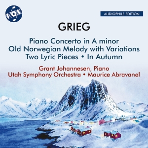 Grant Johannesen Utah Symphony Orc - Grieg: Piano Concerto In A Minor, O in the group OUR PICKS / Friday Releases / Friday the 28th of June 2024 at Bengans Skivbutik AB (5549444)