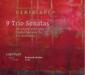 Capriccio Barockorchester - Geminiani: 9 Trio Sonatas in the group OUR PICKS / Friday Releases / Friday the 7th June 2024 at Bengans Skivbutik AB (5549608)