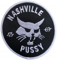 Nashville Pussy - Patch Pussycat (9 Cm) in the group MERCHANDISE / Accessoarer / Hårdrock at Bengans Skivbutik AB (5549660)