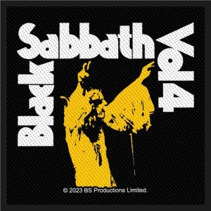 Black Sabbath - Standard Printed Patch: Vol 4 in the group MERCHANDISE / Patch / Heavy Metal at Bengans Skivbutik AB (5550011)