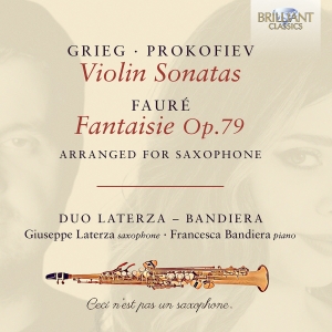 Duo Laterza - Bandiera - Grieg & Prokofiev: Violin Sonatas in the group OUR PICKS / Friday Releases / Friday the 5th July at Bengans Skivbutik AB (5550335)