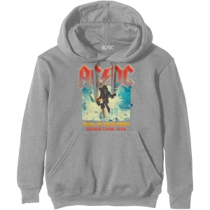 Ac/Dc - Blow Up Your Video Uni Grey Hoodie in the group MERCHANDISE / Hoodies / Hårdrock at Bengans Skivbutik AB (5550915r)