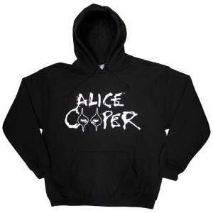 Alice Cooper - Eyes Logo Uni Bl Hoodie in the group MERCHANDISE / Hoodies / Hårdrock at Bengans Skivbutik AB (5551284r)