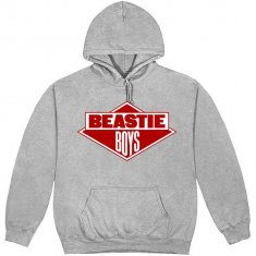 Beastie Boys - Diamond Logo Uni Grey Hoodie in the group OTHER / Övrigt / at Bengans Skivbutik AB (5552064r)