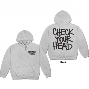Beastie Boys - Check Your Head Uni Grey Hoodie in the group OTHER / Övrigt / at Bengans Skivbutik AB (5552067r)
