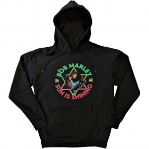 Bob Marley - Sun Is Shining Uni Bl Hoodie in the group OTHER / Övrigt / at Bengans Skivbutik AB (5552092r)