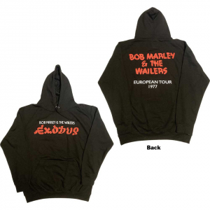 Bob Marley - Exodus Wailers Eur Tour 77 Bl Hoodie in the group OTHER / Övrigt / at Bengans Skivbutik AB (5552096r)