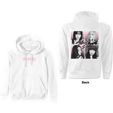 Blackpink - Shut Down Photo Grid Uni Wht Hoodie  in the group MERCHANDISE / Hoodies / K-Pop at Bengans Skivbutik AB (5552124r)