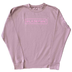 Blackpink - Logo Uni Pink Sweatshirt   in the group MERCHANDISE / Hoodies / K-Pop at Bengans Skivbutik AB (5552129r)