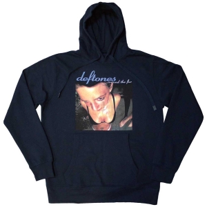 Deftones - Around The Fur Uni Navy Hoodie in the group MERCHANDISE / Hoodies / Hårdrock at Bengans Skivbutik AB (5552151r)