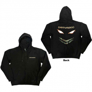 Disturbed - The Face Uni Bl Zip Hoodie in the group OTHER / Övrigt / at Bengans Skivbutik AB (5552158r)