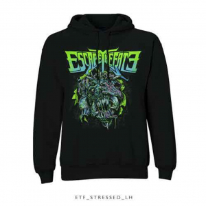 Escape The Fate - Stressed Uni Bl Hoodie in the group OTHER / Övrigt / at Bengans Skivbutik AB (5552176r)