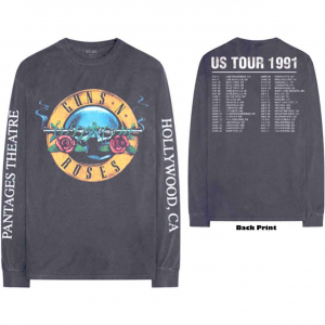 Guns N Roses - Hollywood Tour Uni Char Long Sleeve in the group OTHER / Övrigt / at Bengans Skivbutik AB (5552286r)