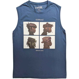 Gorillaz - Demon Days Uni Denim Tank Shirt in the group OTHER / Övrigt / at Bengans Skivbutik AB (5552292r)